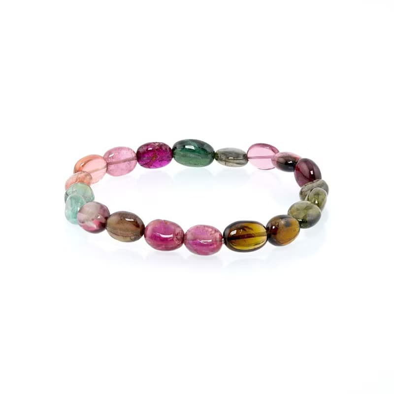 寶麗金珠寶-天然彩色糖果碧璽手鍊