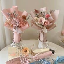 永生花束 向日葵 康乃馨 母親節 畢業 企業合作