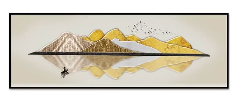 光輝山脈_掛畫_橫幅系列_台灣製造 兩個工作天快速出貨
