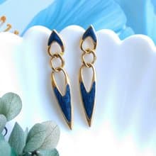 Vintage Jewelry 西洋古董飾品 復古 簡約 垂墜 針式耳環
