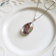 綠幽靈 紅幽靈 異象水晶 925純銀【紅色湖畔】【原件寄出】招財運