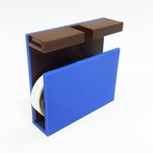 mt 撞色膠帶台【藍 x 咖啡 (MTTC0028)】 可製作標籤貼紙