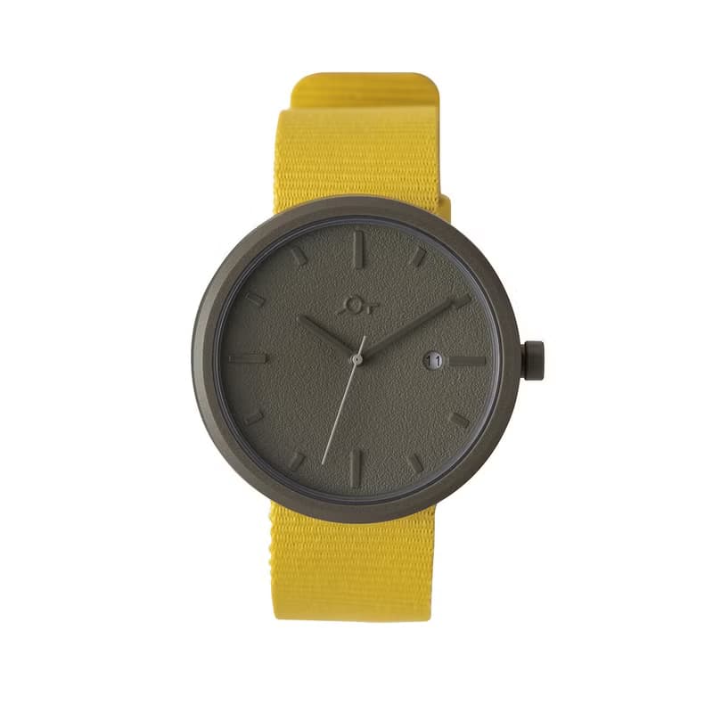 日本 YOT WATCH 40mm手錶 / 芥末黃