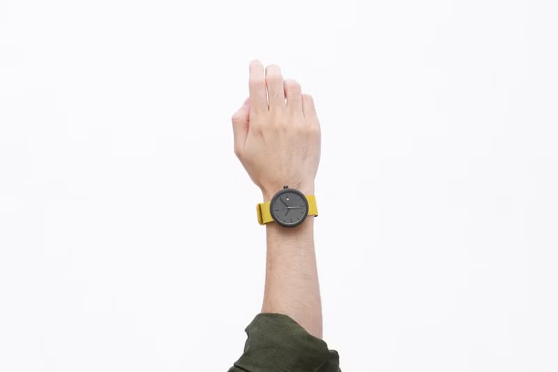 日本 YOT WATCH 40mm手錶 / 芥末黃