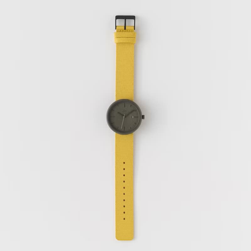 日本 YOT WATCH 40mm手錶 / 芥末黃