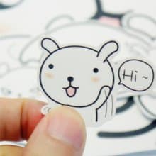 Bucute/行李箱/防水PVC貼紙/專業組/出國/旅行/防水貼紙/插畫