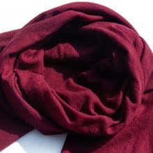 喀什米爾Cashmere/羊絨圍巾/純羊毛圍巾披巾/戒指絨披肩-深紅藏紅