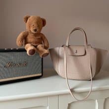 韓國 The Ally | LINGO BAG (附內袋)| 米色 | 手袋 單肩包