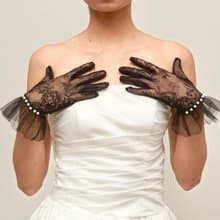 Short black lace gloves (Ready to ship)