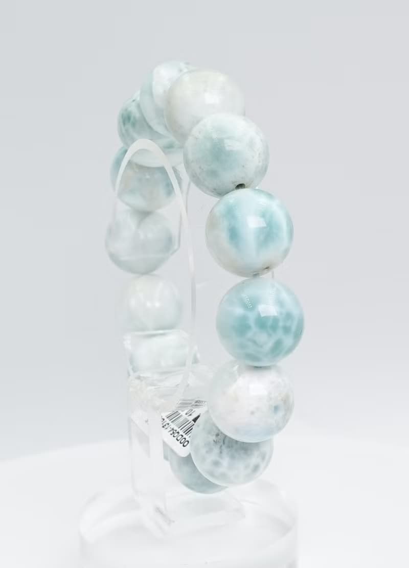 寶麗金珠寶-天然拉利瑪手珠