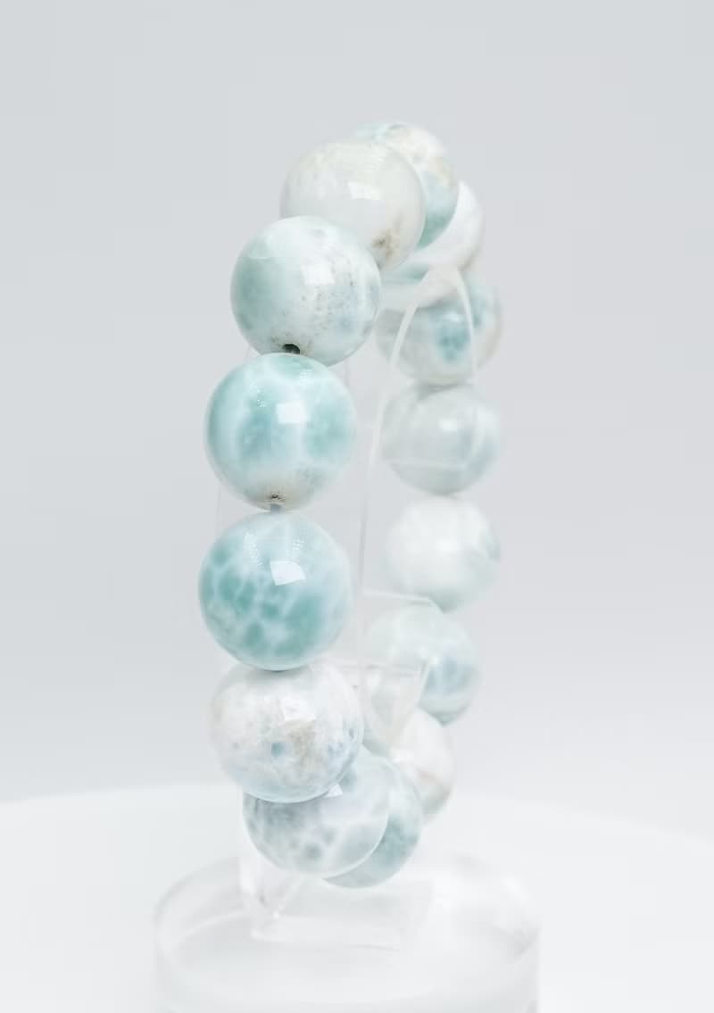 寶麗金珠寶-天然拉利瑪手珠