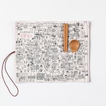 大武花棉布手工餐具包(含餐具)_彩色新款