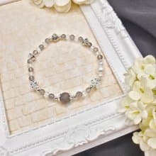 個性百搭灰月光手串