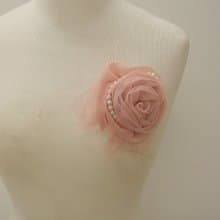 pearl and pink rose Flower corsage brooch pins,prom,wedding corsage,boutonniere