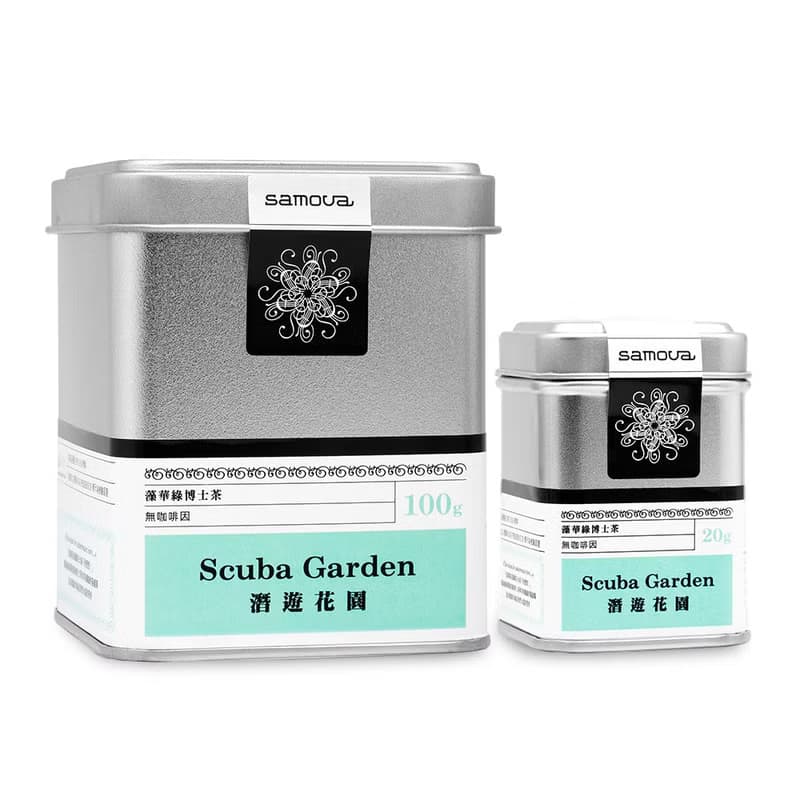 【Tea Tin 原葉馬口鐵】無咖啡因 藻華綠博士茶 潛遊花園 20-100g