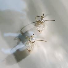 Papanași Earrings 甜麵圈珍珠耳飾