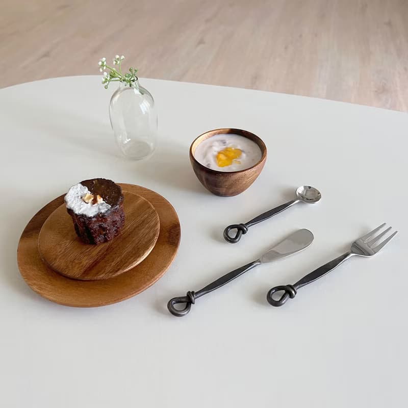 扭扭鍛敲點心餐具_叉/匙/抹刀 _公平貿易
