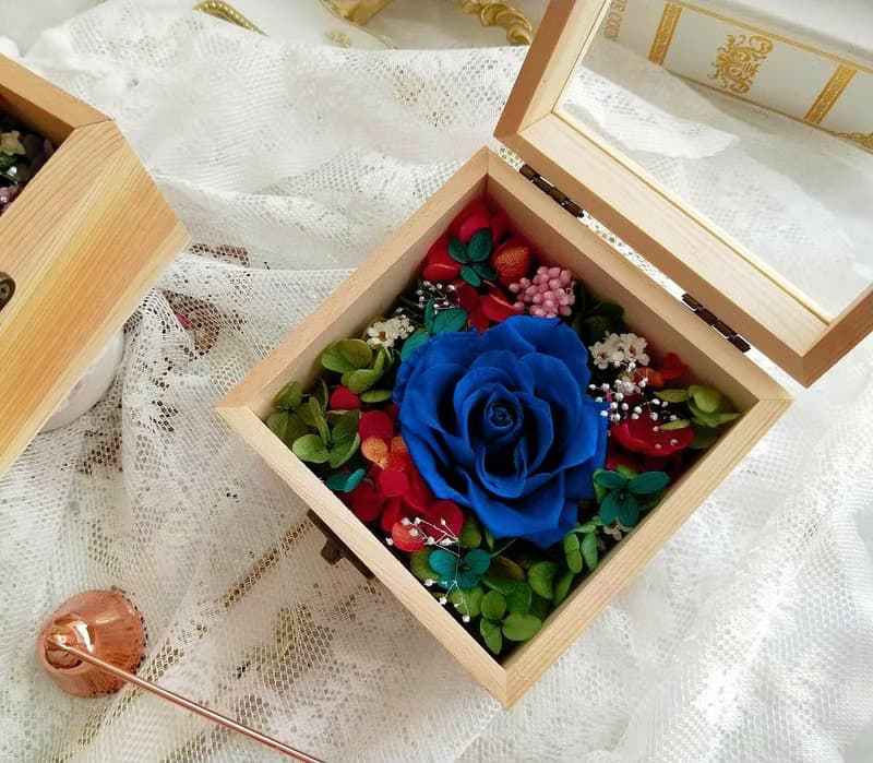 【藍芯手作】潘朵拉花園・乾燥花 永生花 情人節禮 開幕禮 母親節