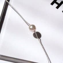 バロックパール一粒ネックレス 　Silver925 チェーン