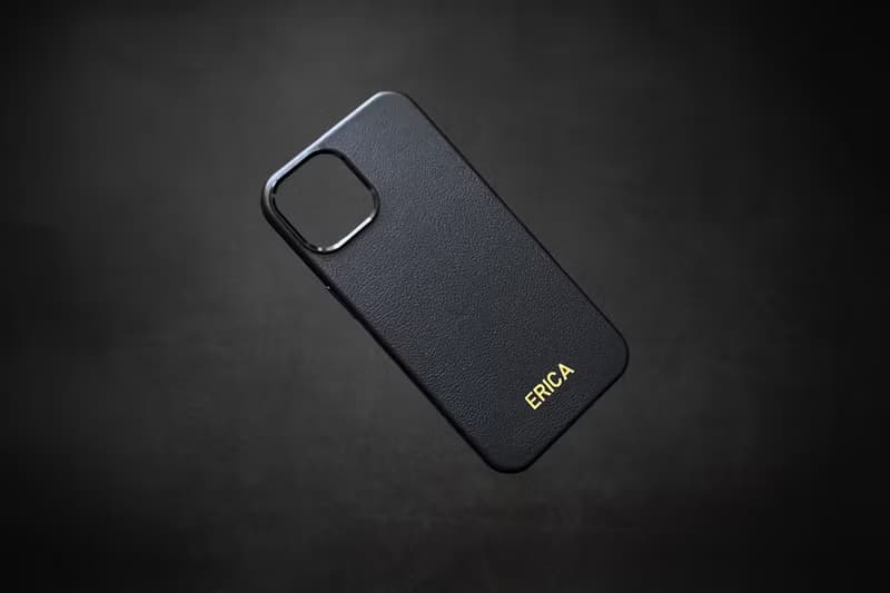 iPhone 15 pro Magsafe皮革手機殼  可燙金名字 Nappa牛皮