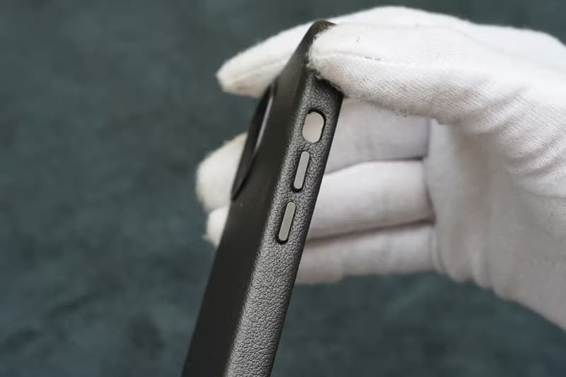 iPhone 15 pro Magsafe皮革手機殼  可燙金名字 Nappa牛皮