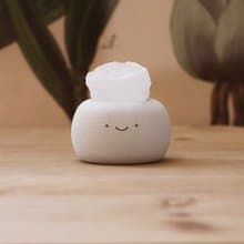 笑笑 小久淘 I 橢圓 岩鹽水泥器皿