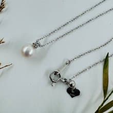 Pt950ki日本AKOYA珍珠鑽石項鍊