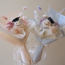 畢業雪球人花束