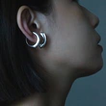 Silver -  RING | EAR CUFF - 兩用純銀戒指耳扣