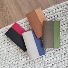 多色可選 水洗牛皮紙夾 中長夾