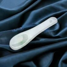 冰種飄綠花翡翠湯匙吊飾 | 天然緬甸翡翠A貨 | 送禮