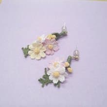 My Fancy Handmade鈎花大波斯菊耳環