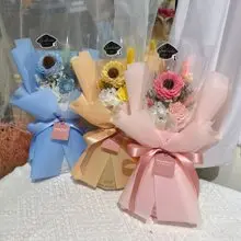 FengFlower 【向日葵乾燥花束】乾燥花/永生花/畢業花束