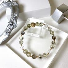 綠髮碧黑太陽白水晶手鏈 | 事業系列