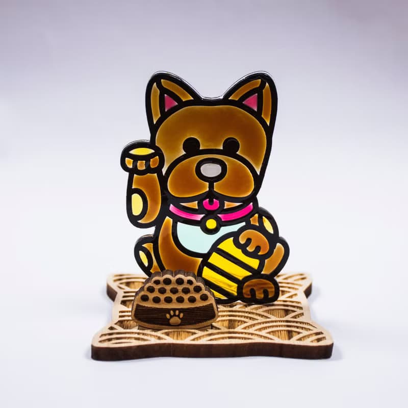 招福犬 唐狗 浪浪 立座 蛇年 福貼 揮春 春聯 招財 招財貓 招福貓