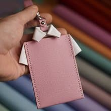 MOOS X WASOME ORIGAMI 證件套法國山羊粉紅色白色