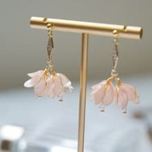 懸鈴花 - 手工樹脂耳環