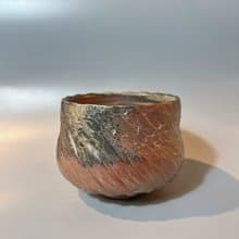 柴燒木紋大茶碗 / 水方 / 小平凡手作