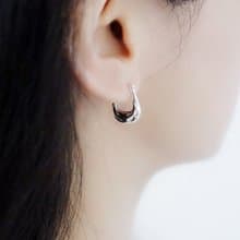 耳扣式耳環 爵士女伶純銀耳環 |  圓圈耳環 女生禮物 簡約中性時