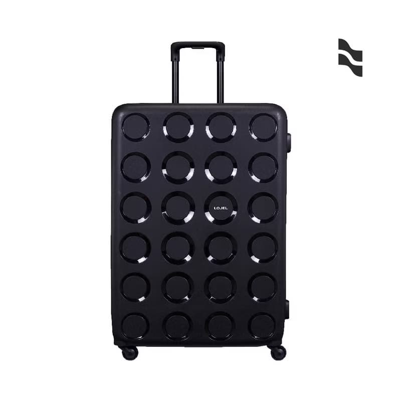 【LOJEL】VITA 32吋 PP材質 雙齒防盜防爆拉鍊箱 黑色