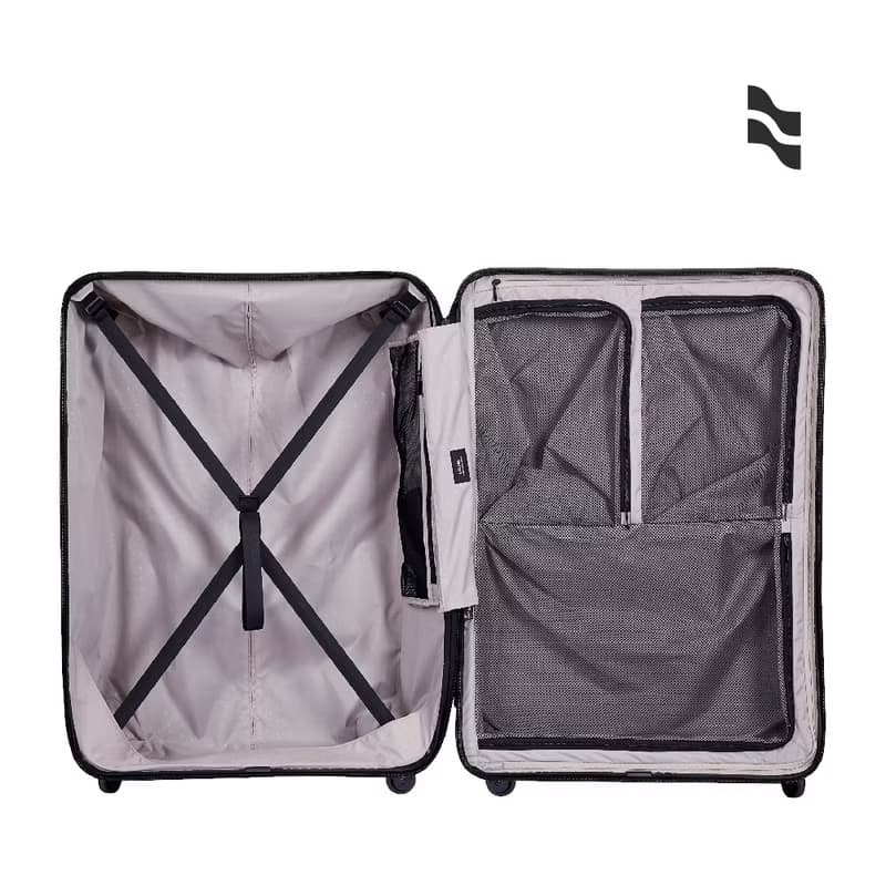 【LOJEL】VITA 32吋 PP材質 雙齒防盜防爆拉鍊箱 黑色