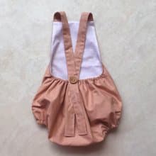 Baby Button Romper Onesie Overalls
