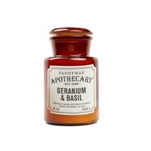 Paddywax Apothecary Geranium & Basil羅勒天竺葵復古香氛蠟燭