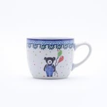 波蘭陶 馬克杯-170ml-高6.5-牛仔褲小熊-氣球篇