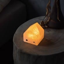 丘舍小房子 礦石夜燈 床頭燈 充電小台燈 手工製