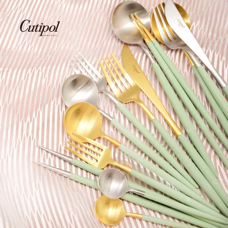 葡萄牙Cutipol GOA系列青玉柄21cm主餐匙