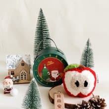 新品免運【聖誕禮盒-蘋安毛毛果吊飾】最溫暖的聖誕禮