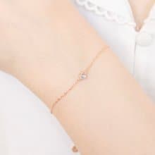 月光石925純銀貓咪手鍊