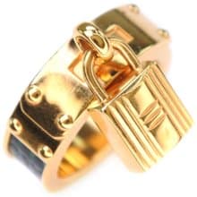 【日本直送】エルメス HERMES ケリー スカーフリング カデナモチーフ  レディース【中古】