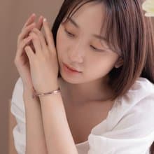 法式浪漫敲字手環-Bonjour- 黃銅手環 免費敲英文字 生日禮物